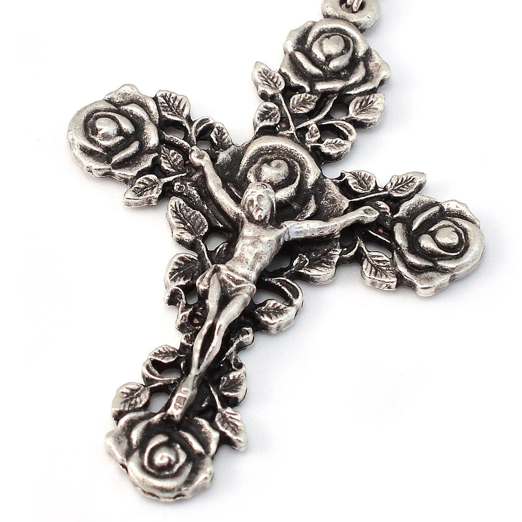 Our Lady of Guadalupe Rosary, Silver - Image 2