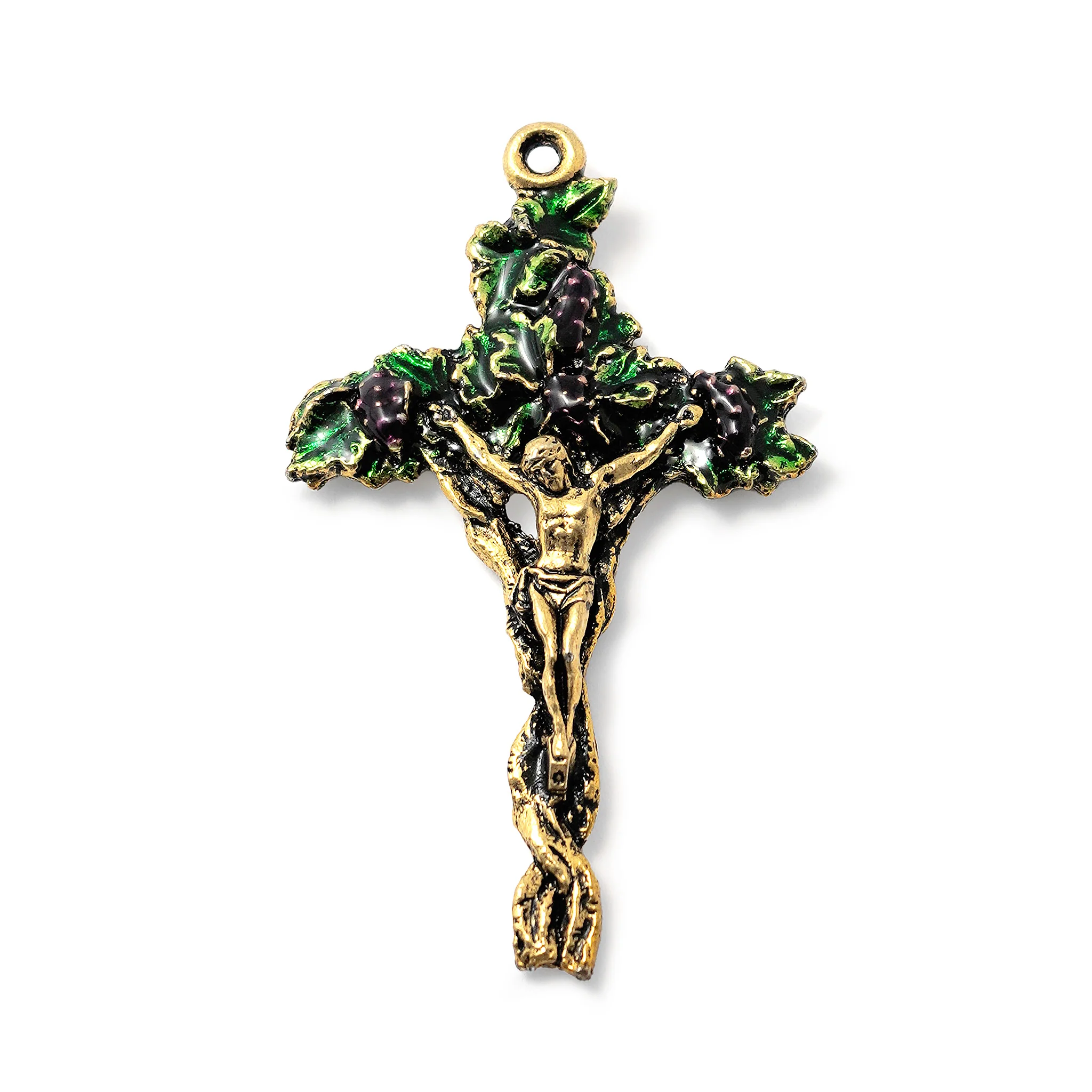 First Holy Communion Rosary | Vine & Branches Pearl & Gold - Image 2