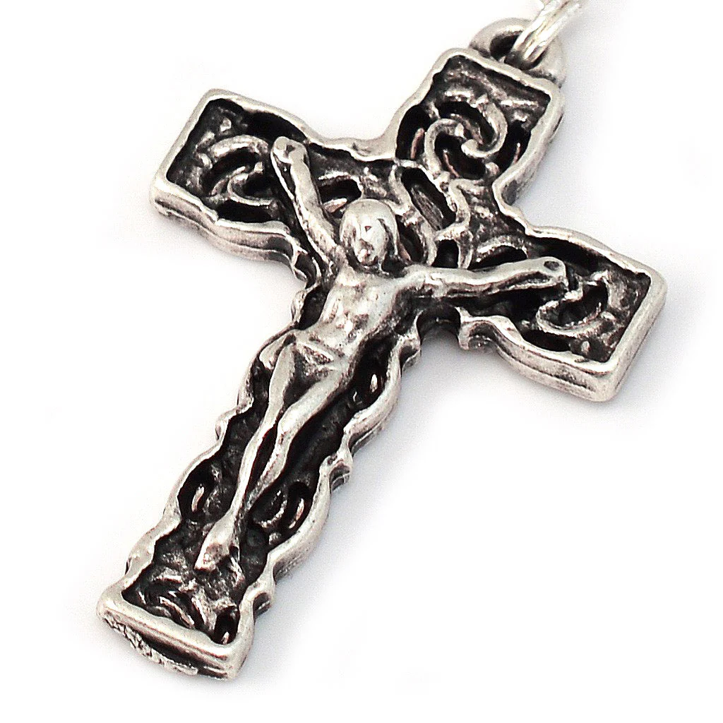 Lourdes Grotto Malachite & Silver Rosary - Image 2