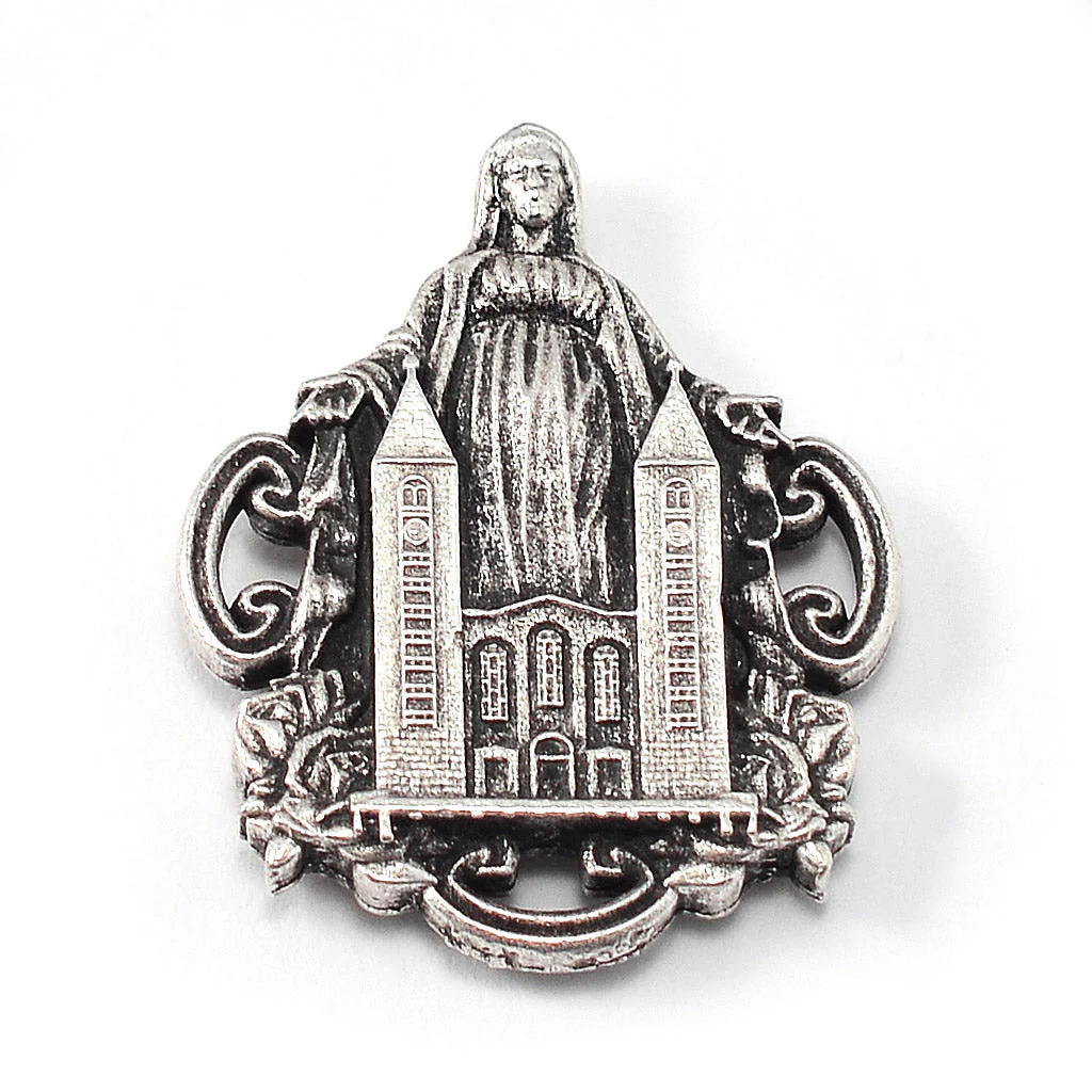 Medjugorje Queen of Peace Rosary, Black Crystal - Image 4