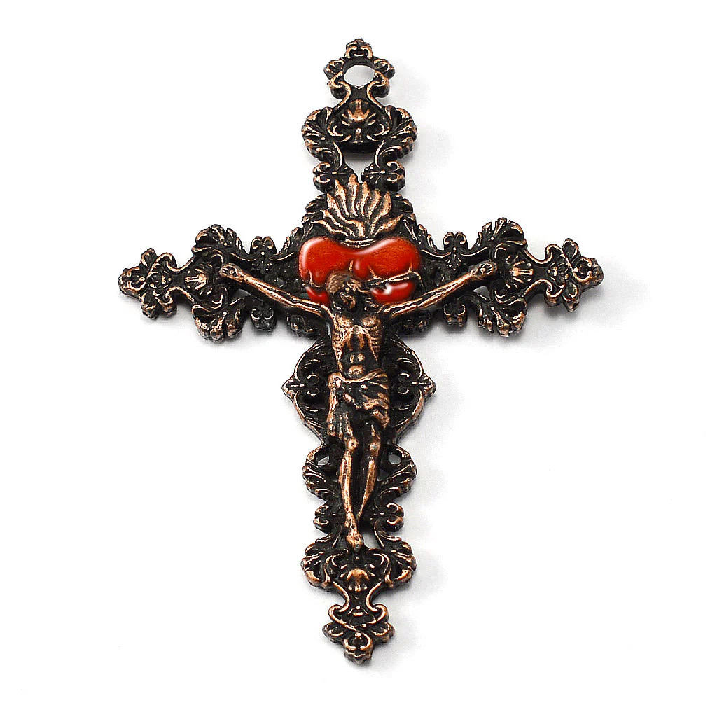 Our Lady of Fatima Rosary with Hematite Beads - Image 2