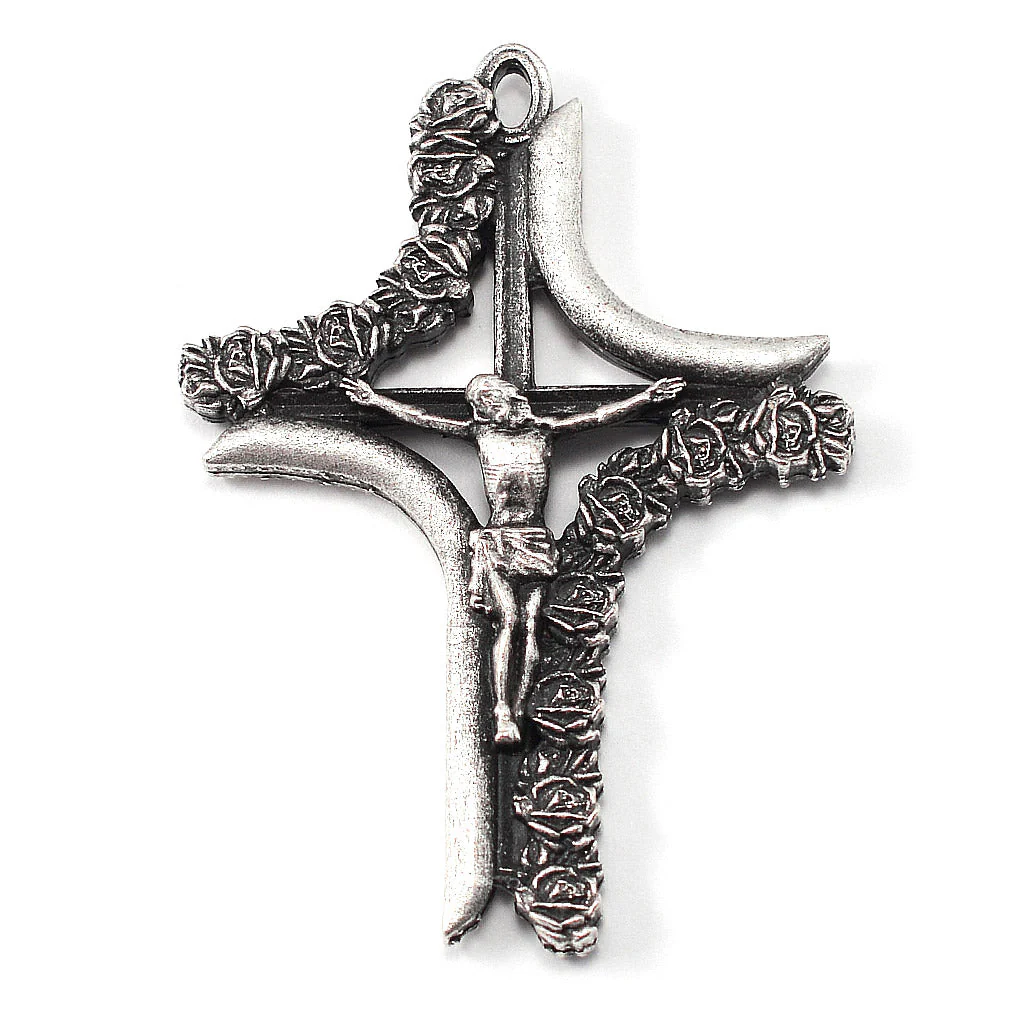 Our Lady of Guadalupe Rosary in Antique Silver - Image 2