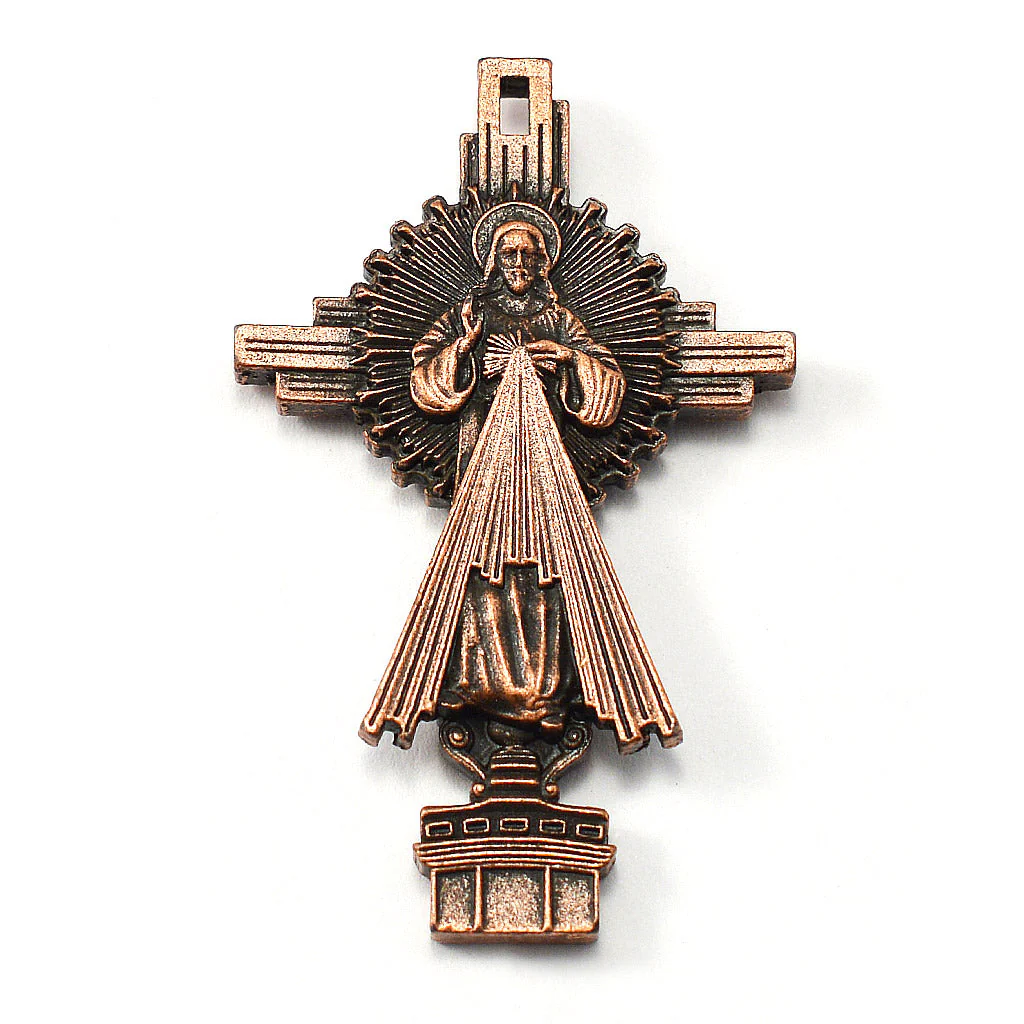 RCIA Rosary with Copper Crystal and Flame - Image 2