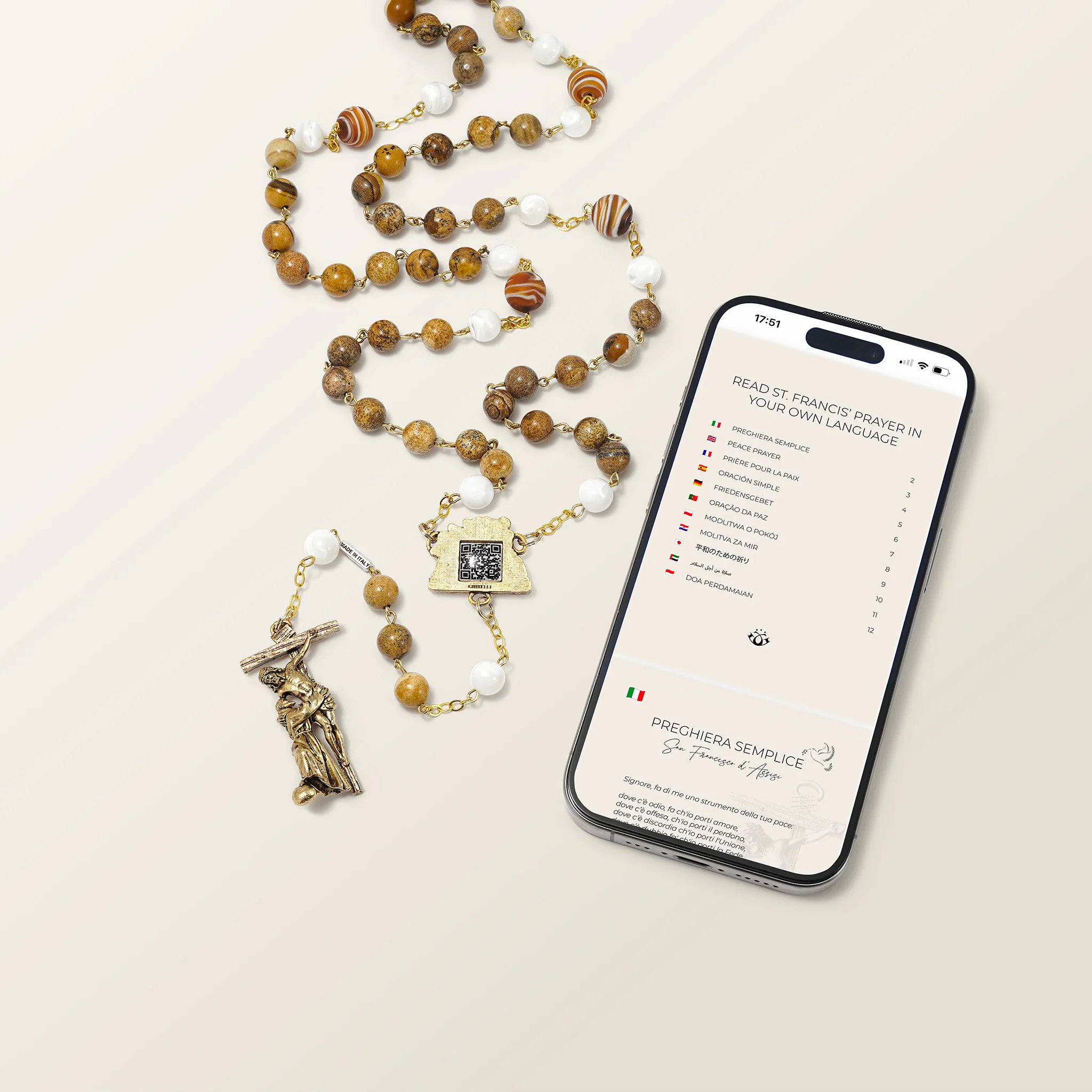Saint Francis Transitus Rosary | Gold Edition - Image 7